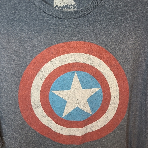 🍉 Captain America Marvel Comics Shirt XXL - Picture 3 of 5